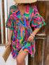 ruffled-printed-v-neck-half-sleeve-mini-dress OhSoStyled - Sophia's Style-4